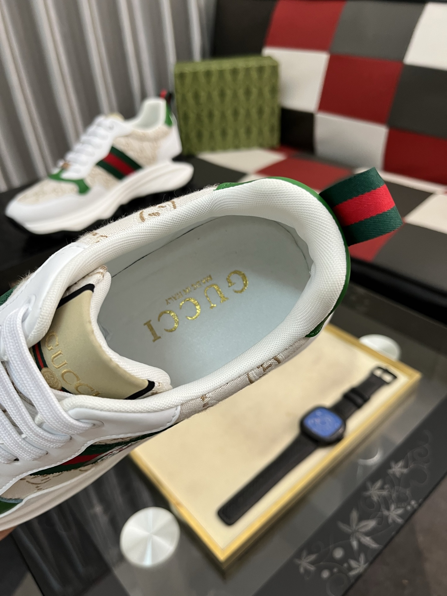 Gucci GG Web Chunky Sneakers Multicolor