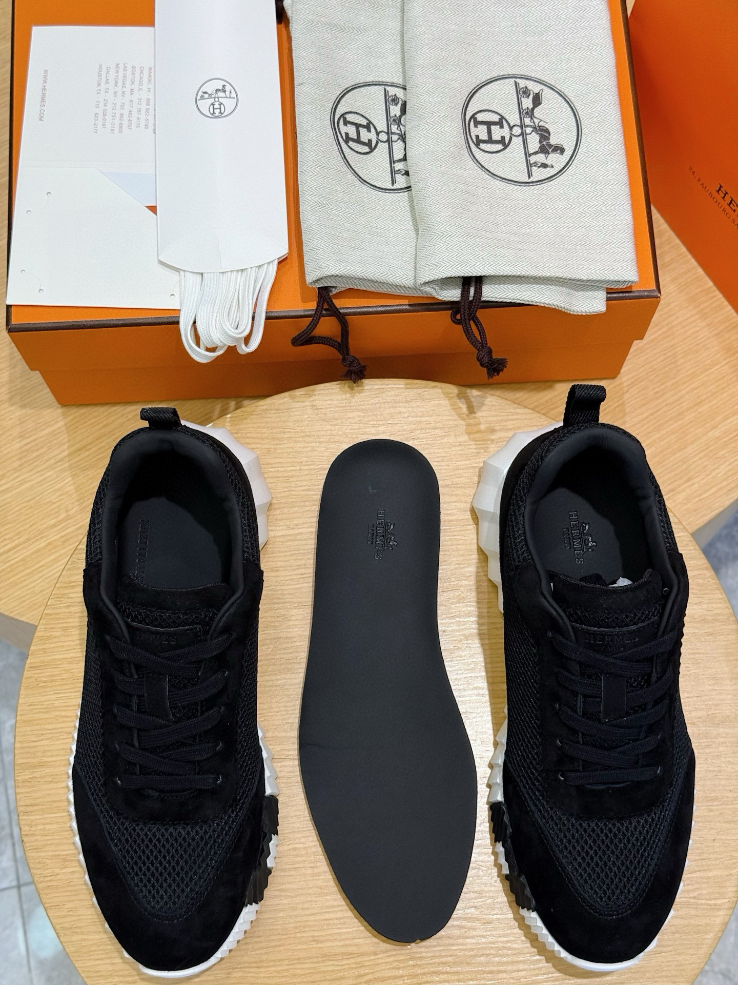 Hermes Bouncing Sneakers Black