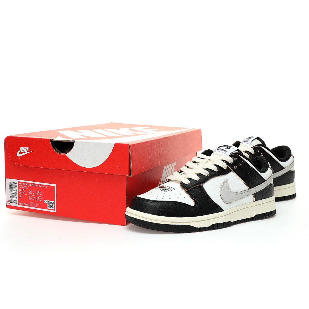 Nike SB Dunk Low HUF SF Black White