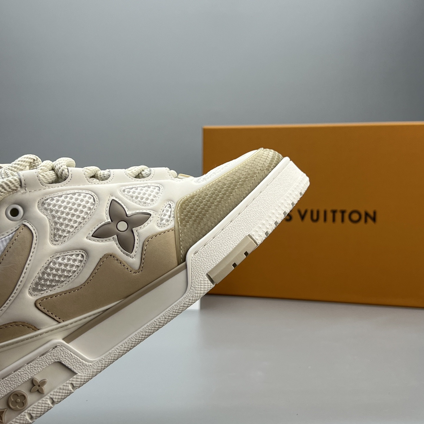 Louis Vuitton LV Trainer Sneaker Beige