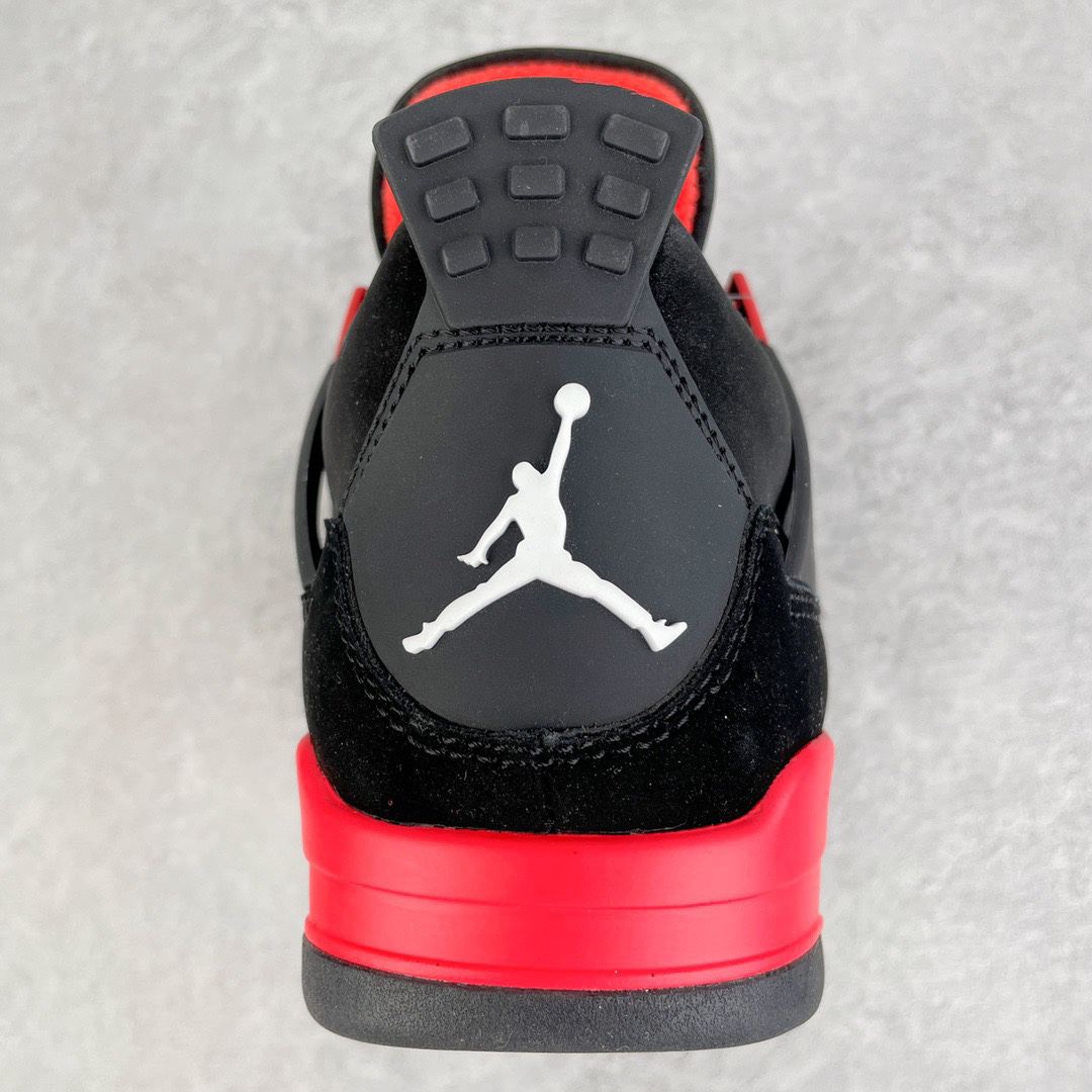 Jordan Air Jordan 4 Retro Suede Sneakers Black/Red