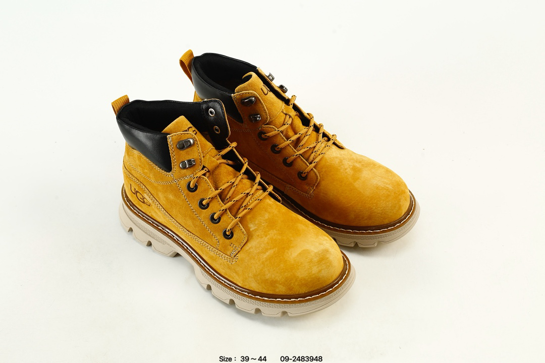 UGG Suede Platform Winter Boots Chestnut