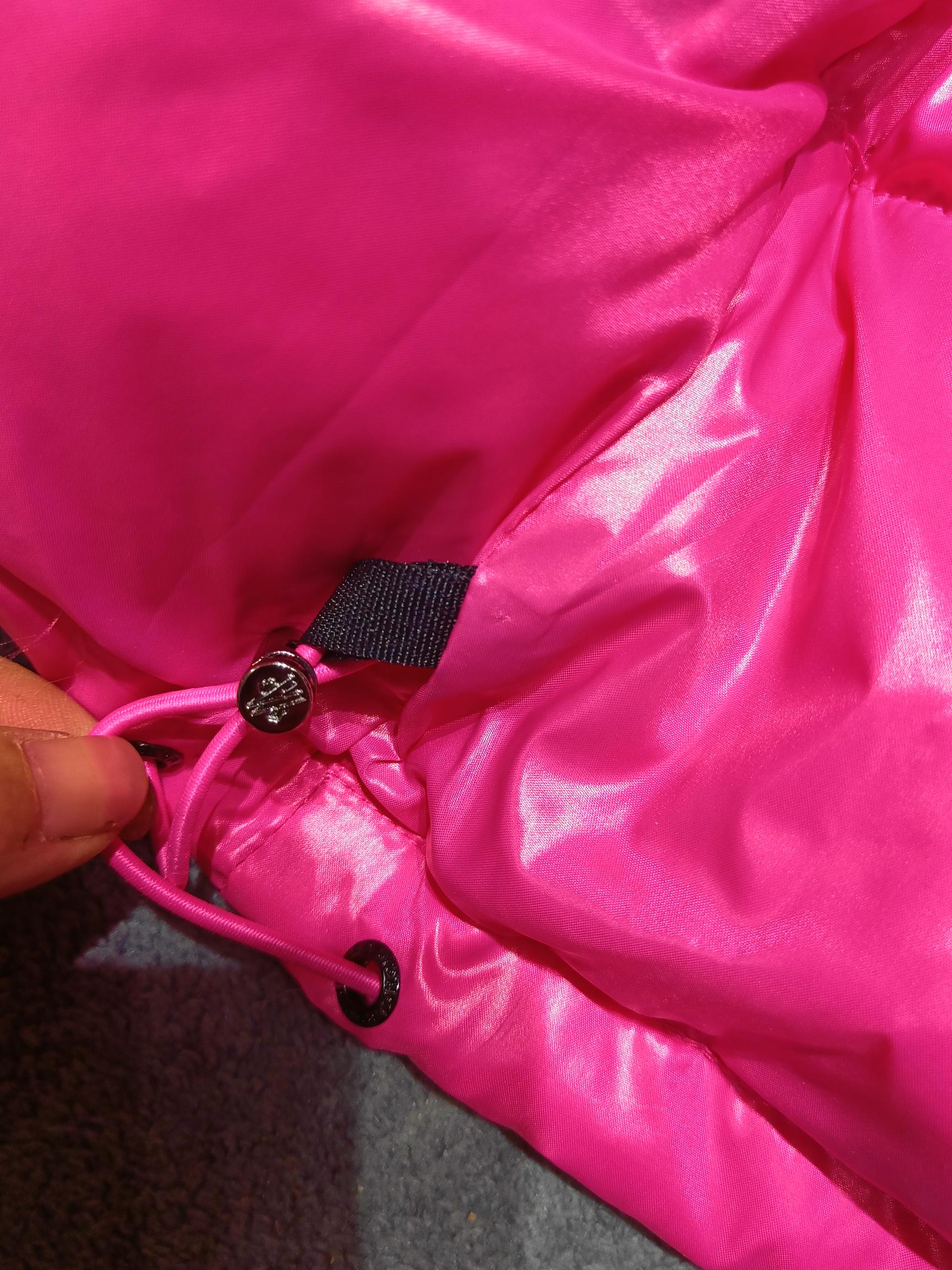 Moncler Maya Short Down Jacket Hot Pink