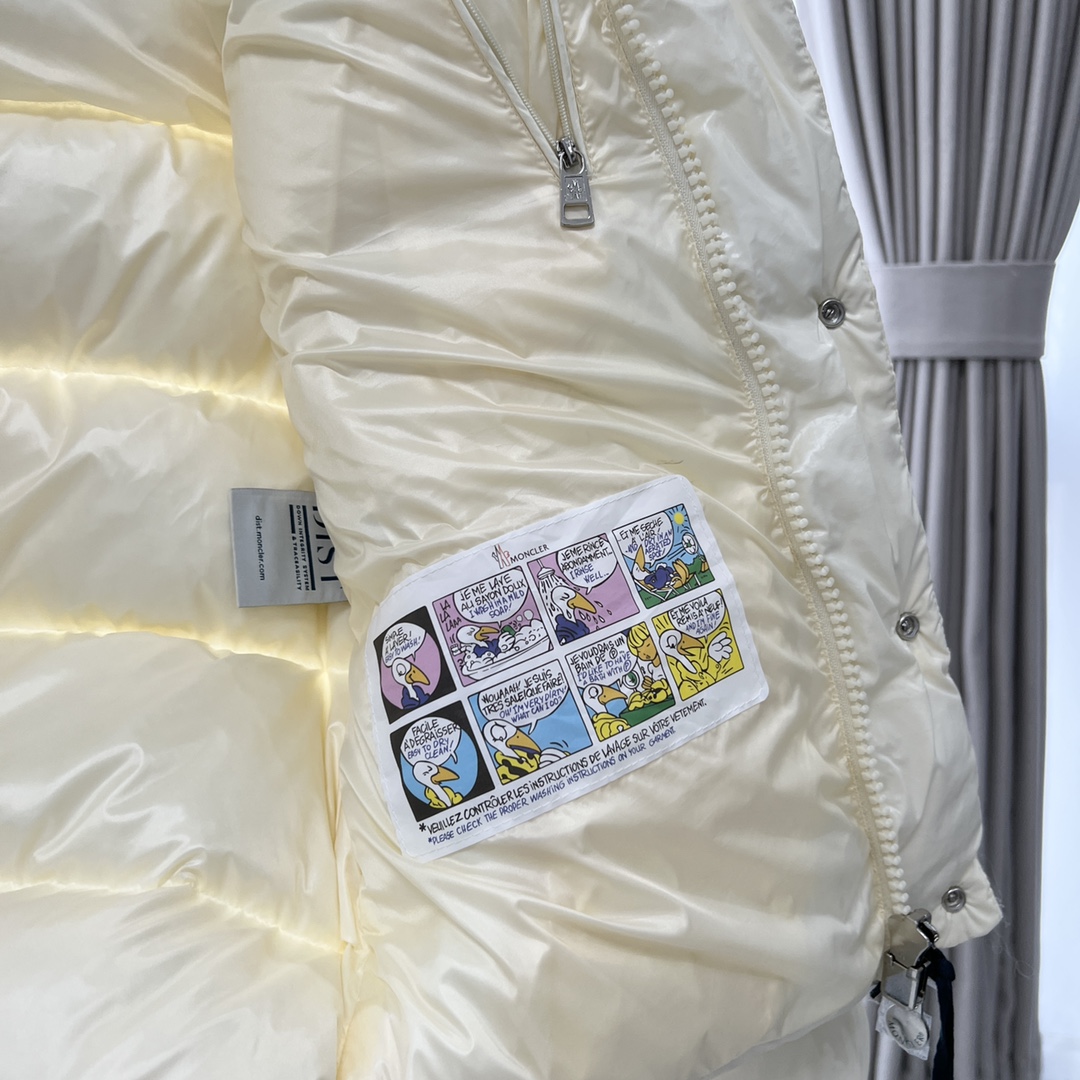 Moncler Maya 70th Down Jacket Cream