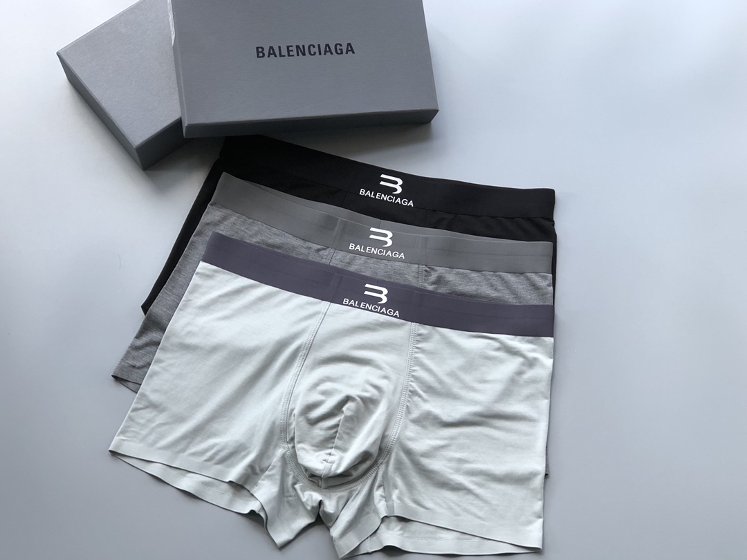 Balenciaga Modal Boxer Briefs 3-Pack Multicolor