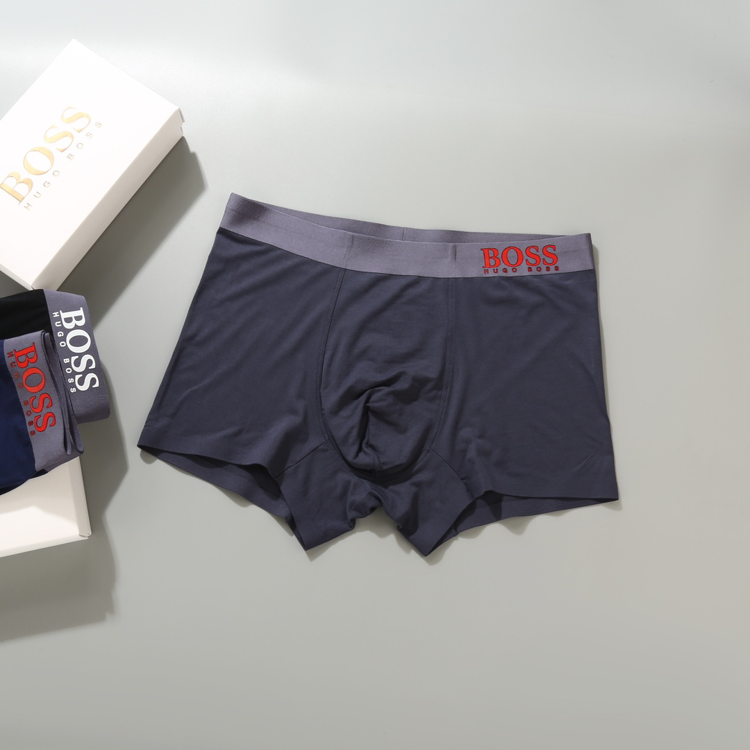 BOSS Modal Seamless Boxer Briefs 3-Pack Multicolor