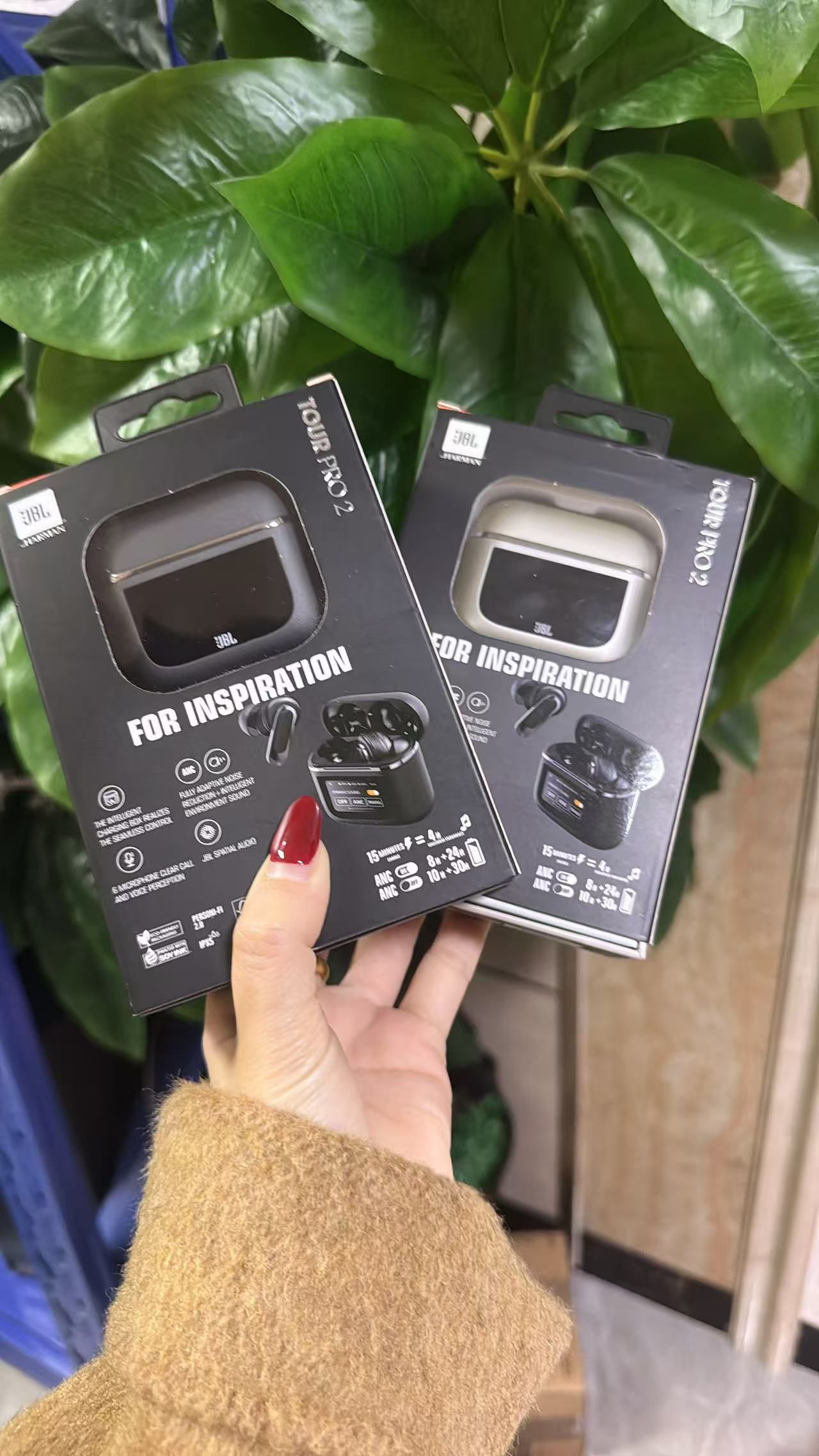 JBL Tour Pro 2 ANC Earbuds Silver