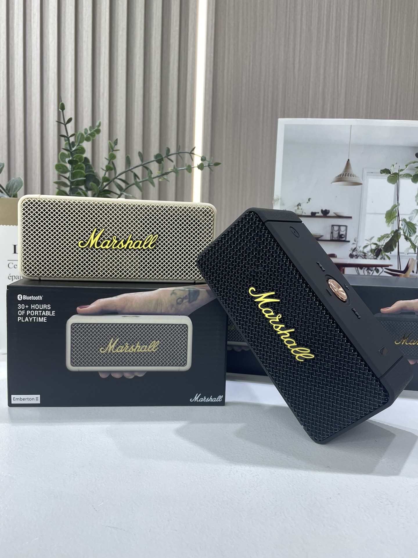 Marshall Emberton II Portable Speaker Cream