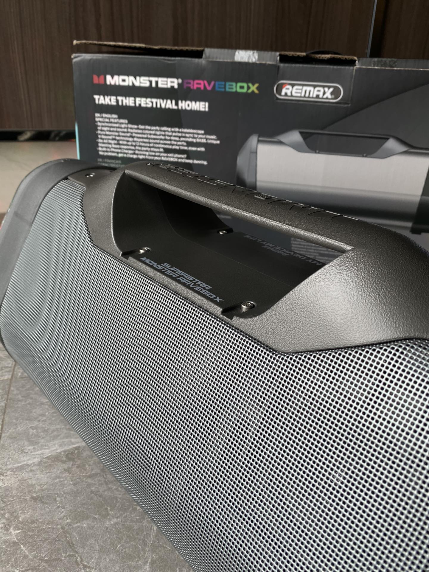 Monster Ravebox Portable Party Speaker NFC Black