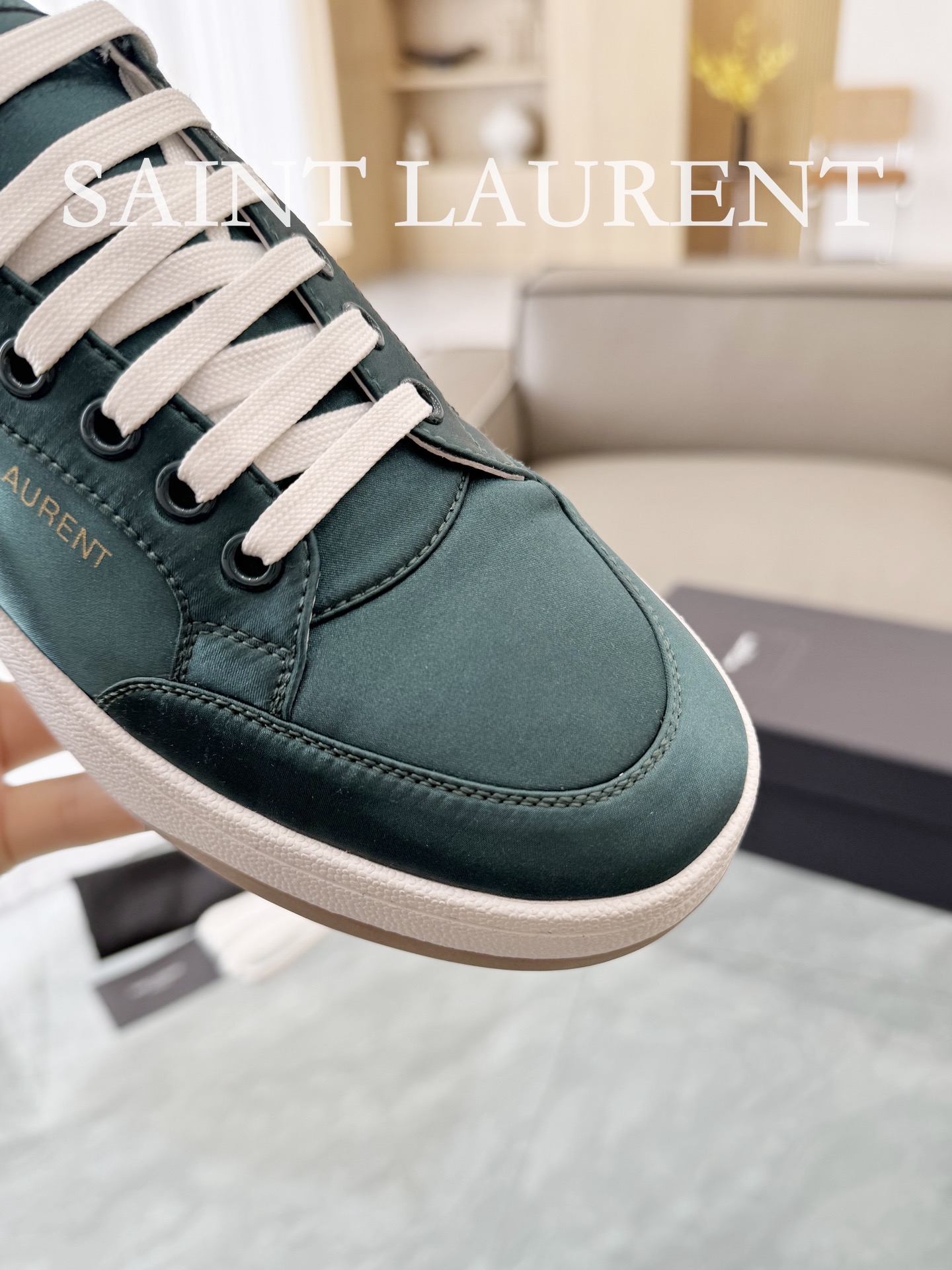 YSL SL61 Casual Sneakers Green