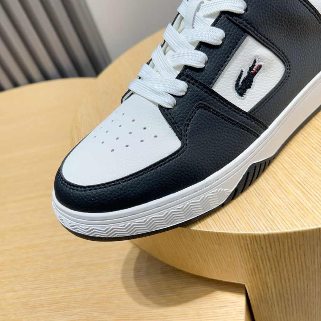 Lacoste Classic Leather Casual Sneakers Black/White