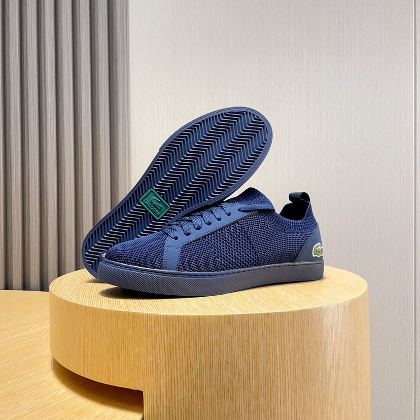Lacoste Knit Casual Sneakers Navy