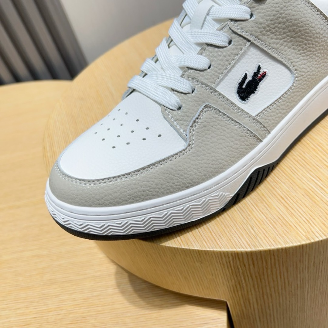 Lacoste Classic Leather Casual Sneakers Beige/White