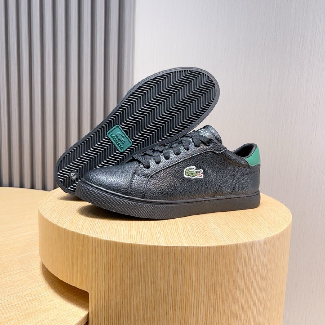 Lacoste Classic Leather Sneakers Black/Green