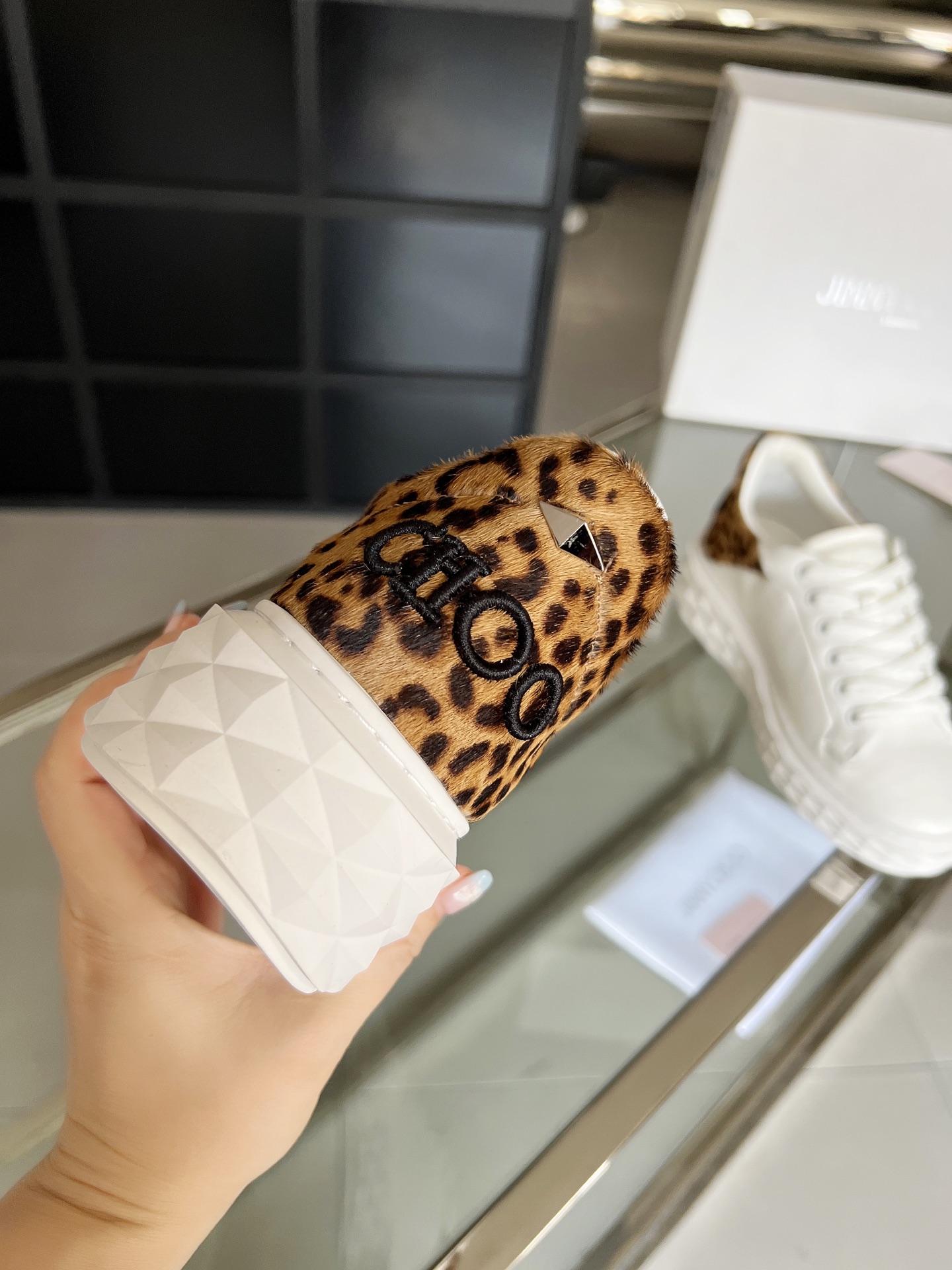 Jimmy Choo Diamond Sneakers White
