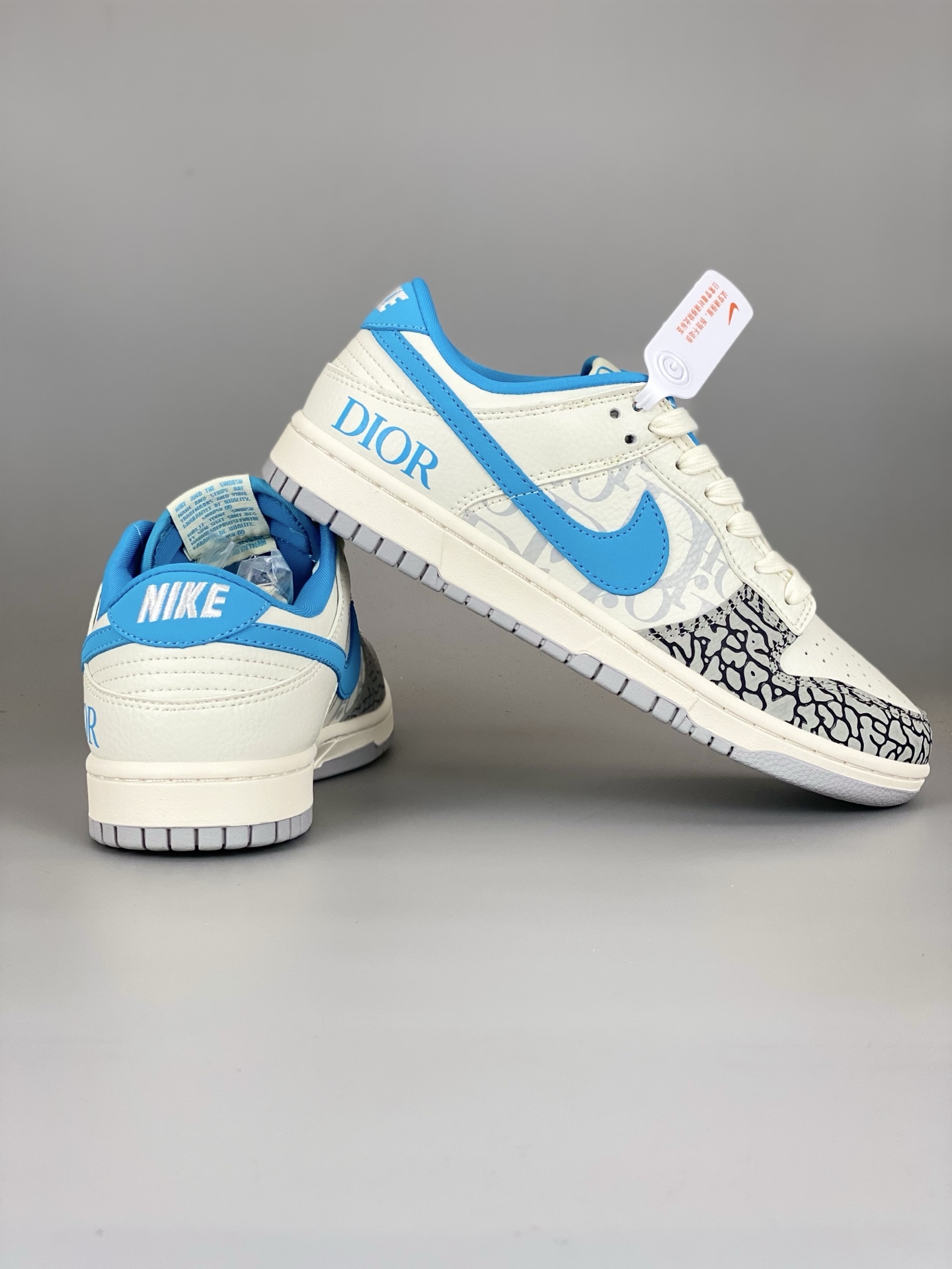 Nike SB Dunk Dior White Blue