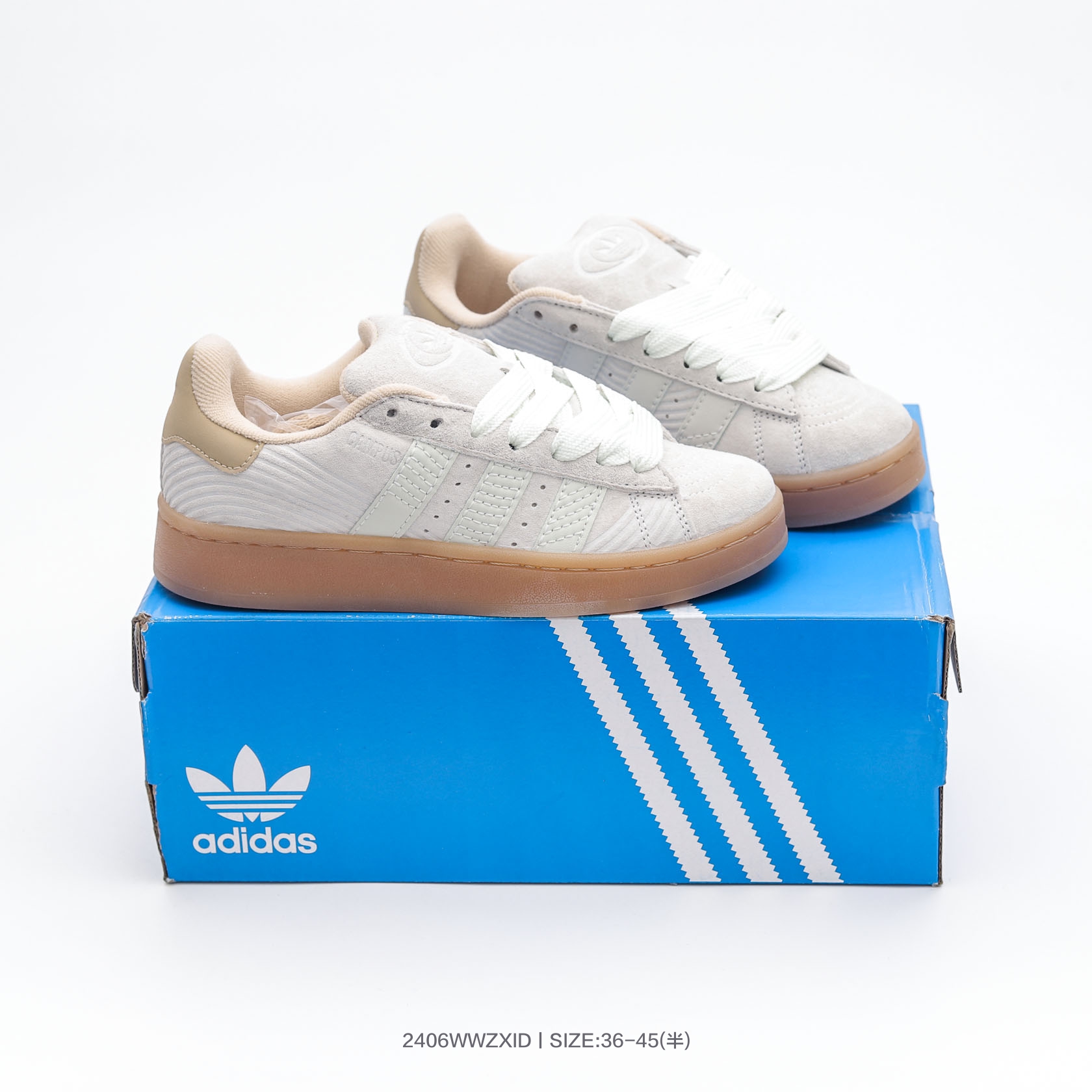 Adidas Campus 00s Bad Bunny Cream Sneakers