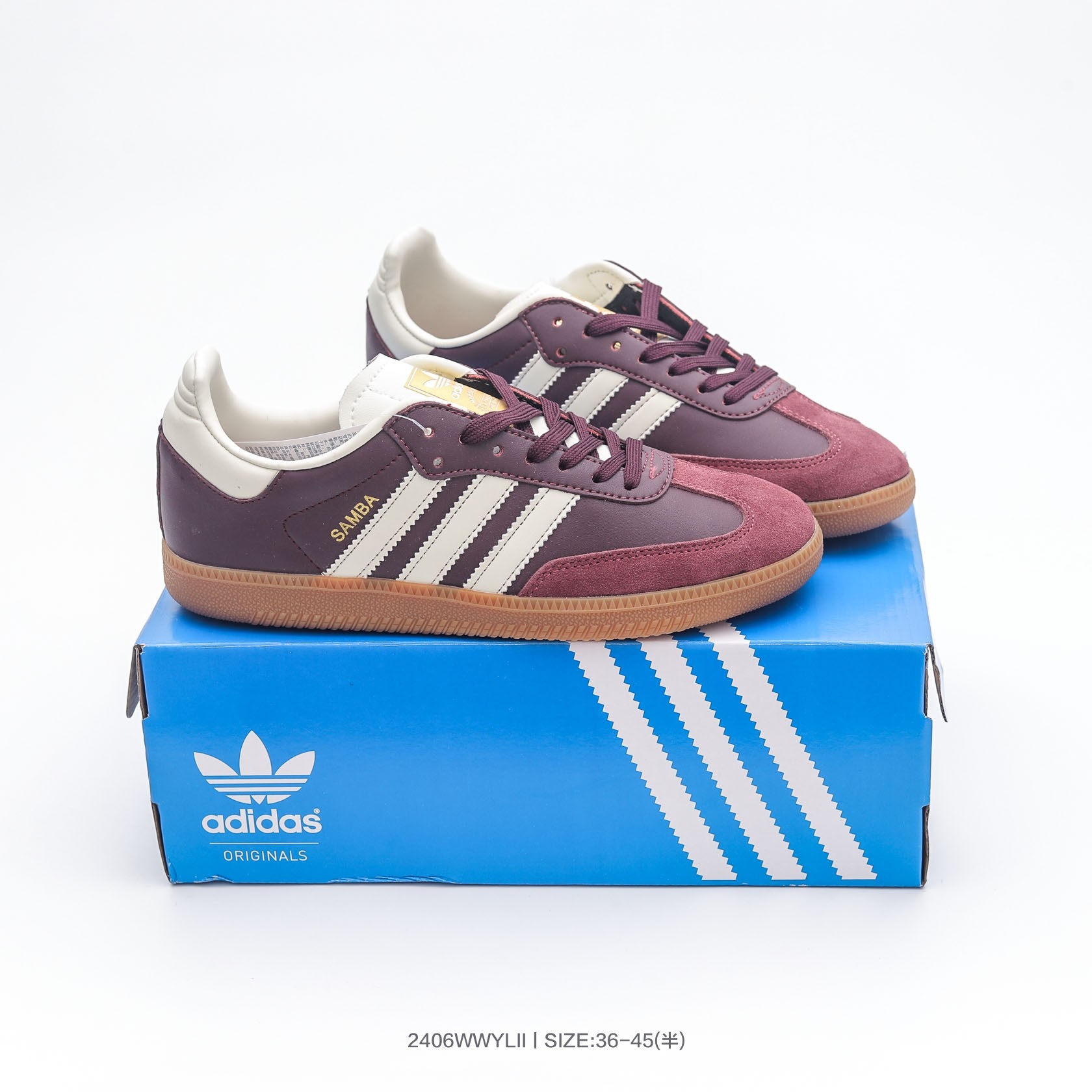 Adidas Samba Vegan Retro Sneakers Purple
