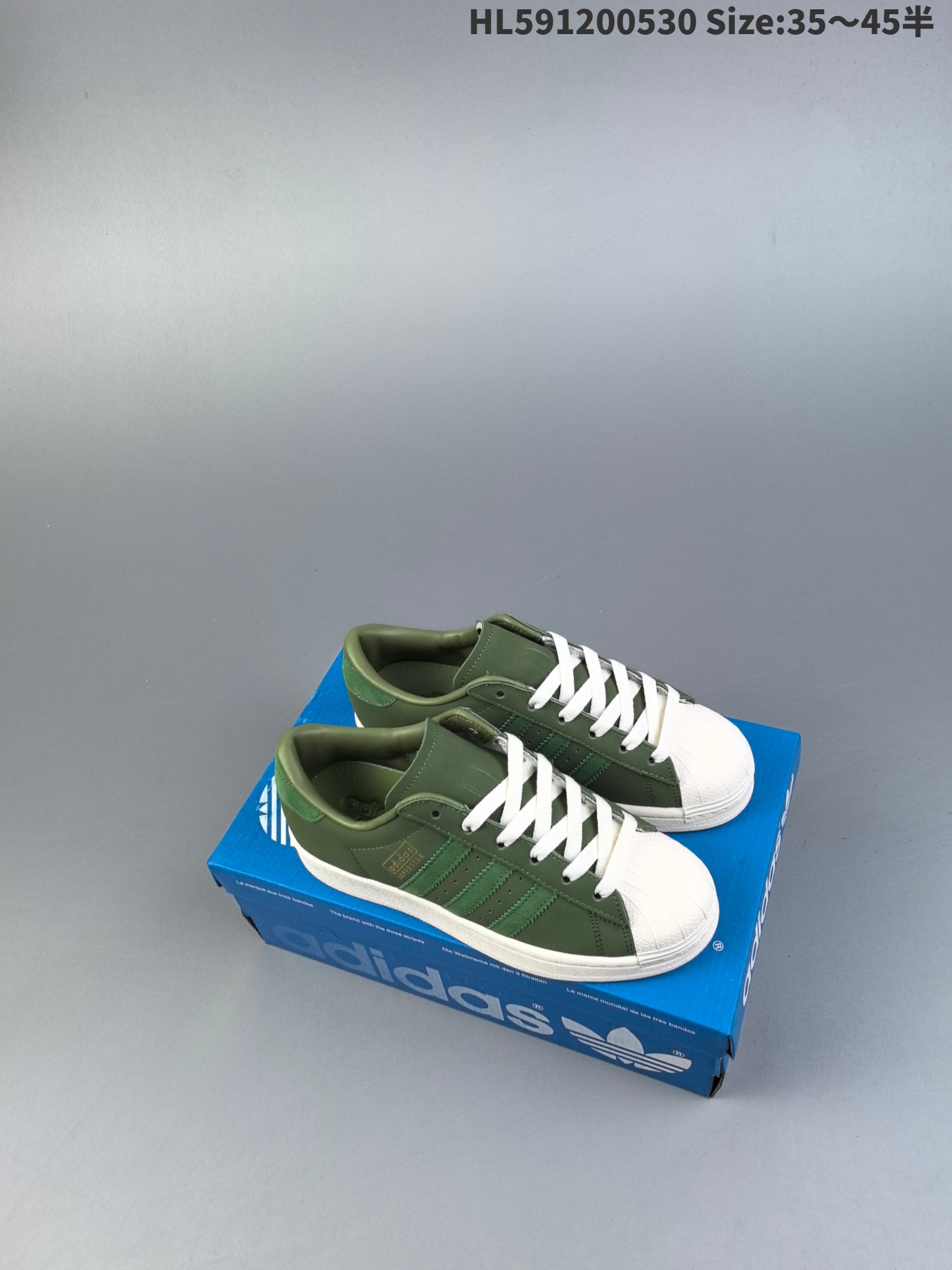 Adidas Superstar Shell Toe Green Shoes