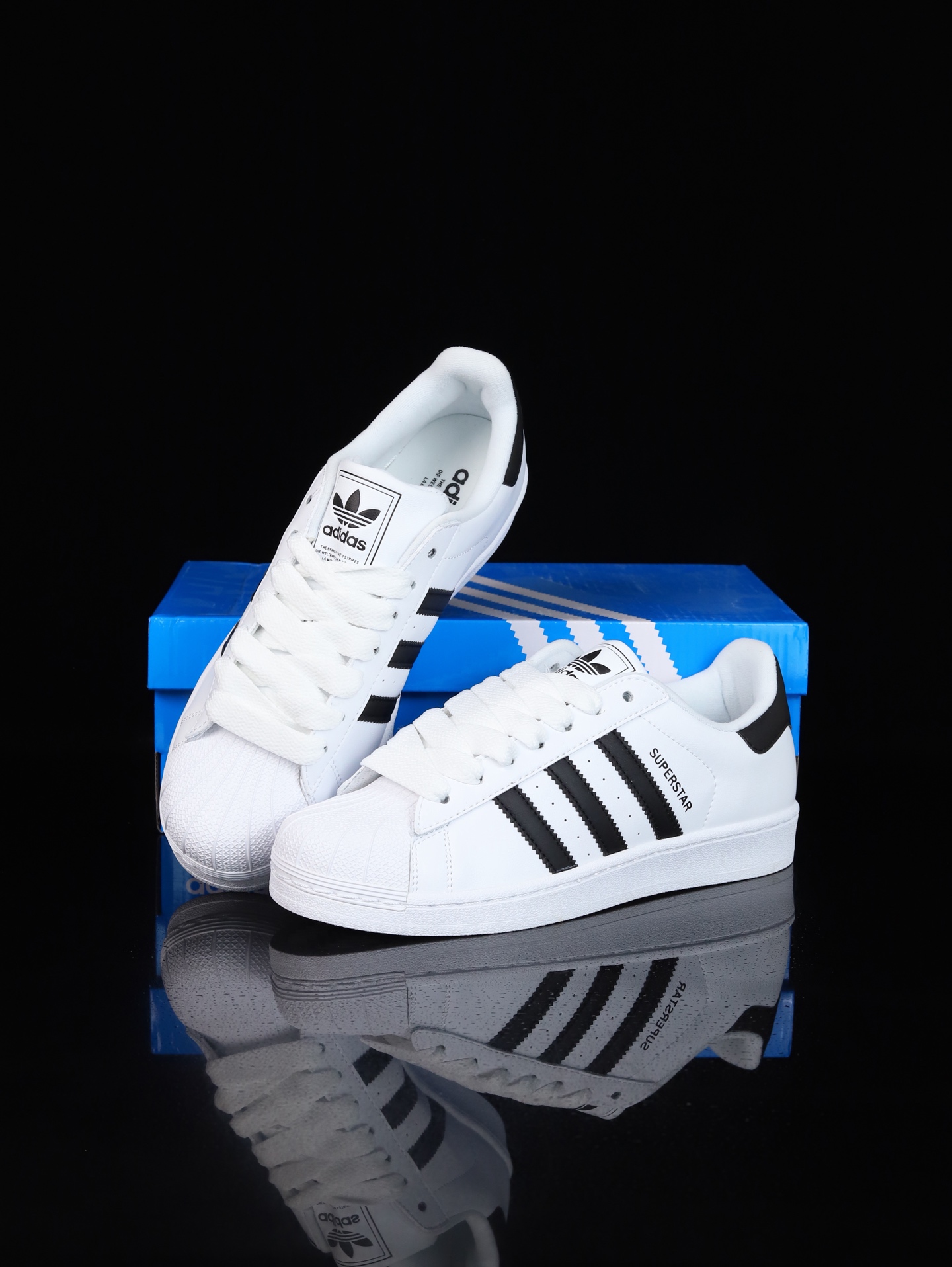 Adidas Superstar Leather Sneakers White/Black