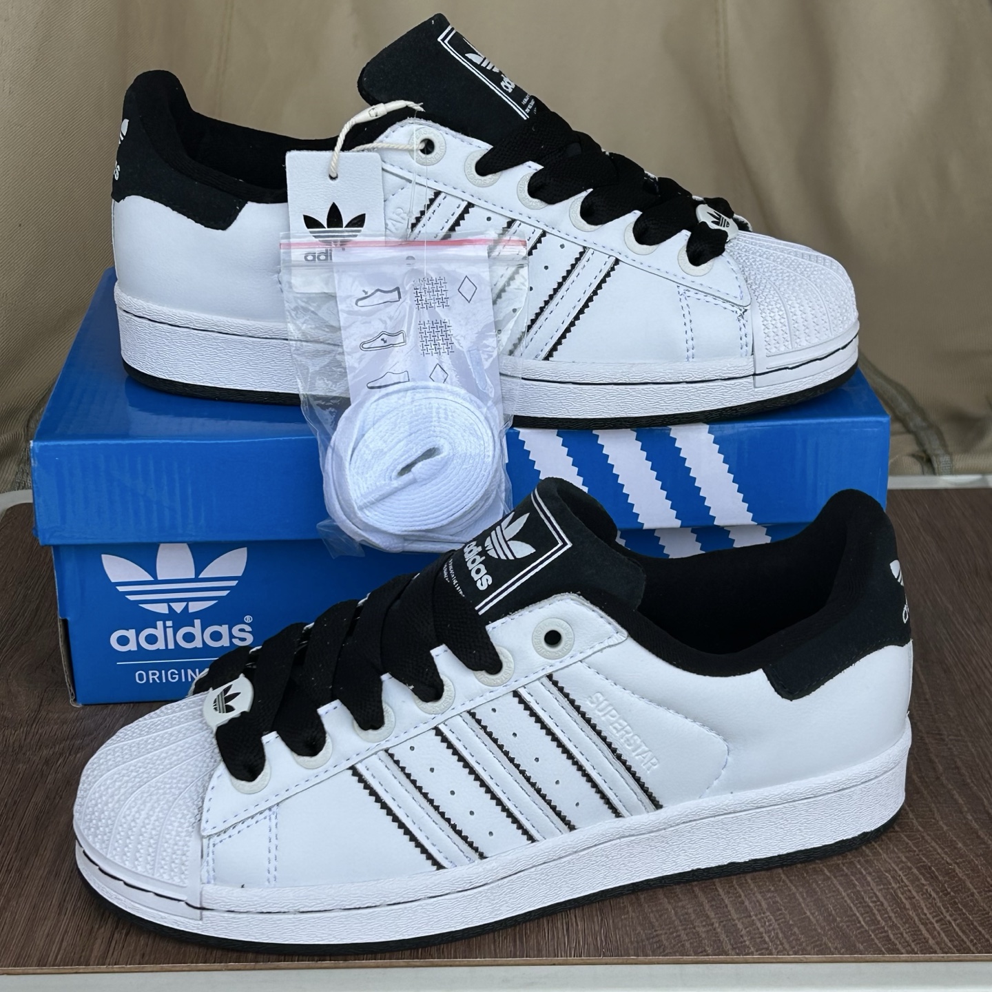 Adidas Originals Superstar Leather Sneakers White/Black
