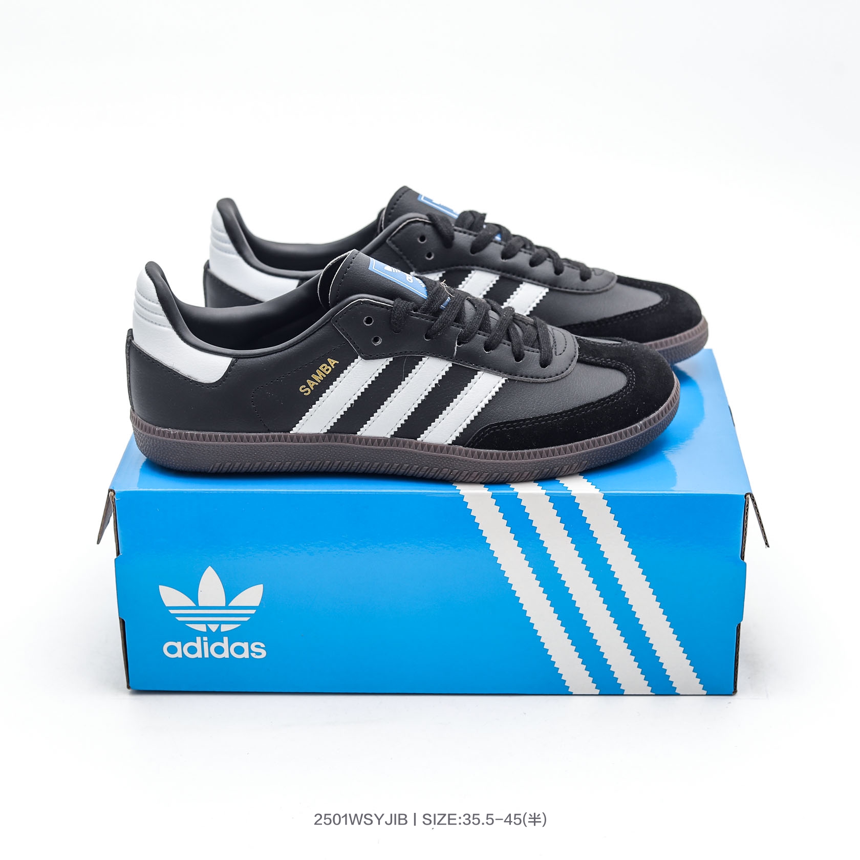Adidas Originals Samba Vegan OG Sneakers Black/White
