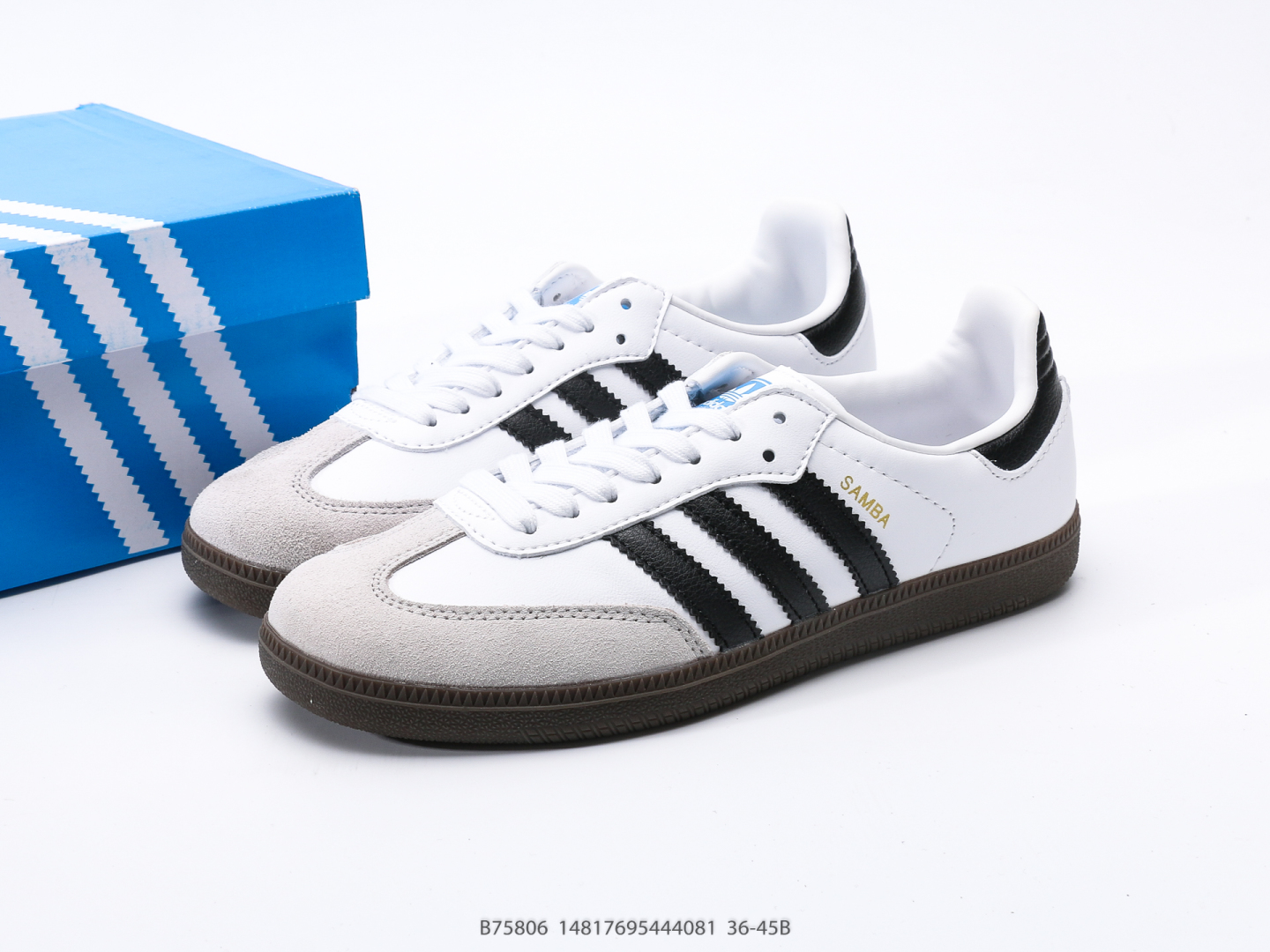 Adidas Originals Samba Vegan OG Sneakers White/Black