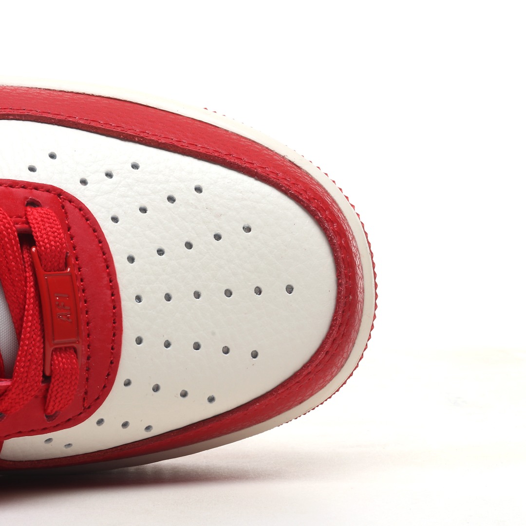 Nike By You Air Force 1 Low Retro SP Red/White