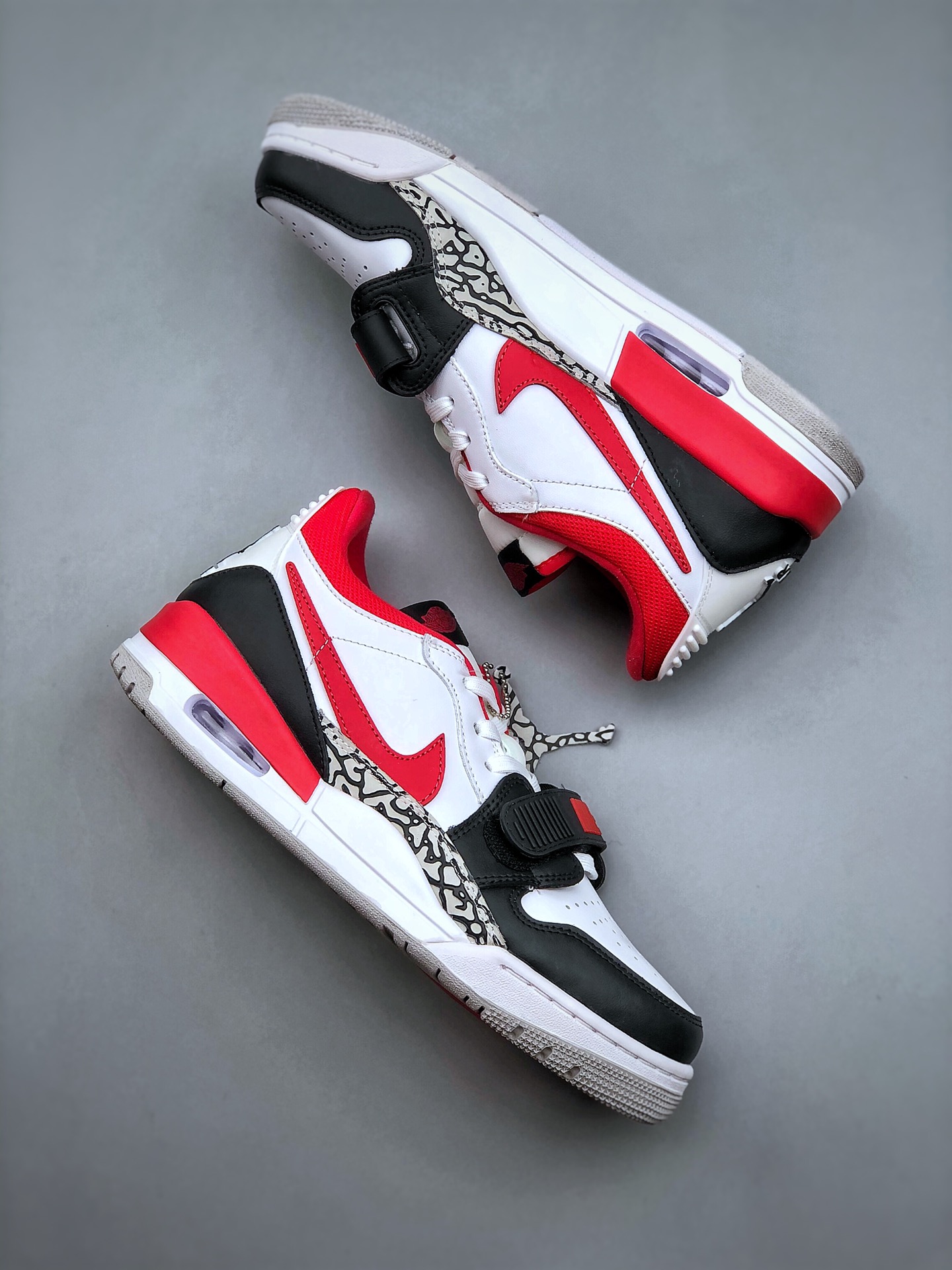 Jordan Legacy 312 Low Sneakers Black White Red