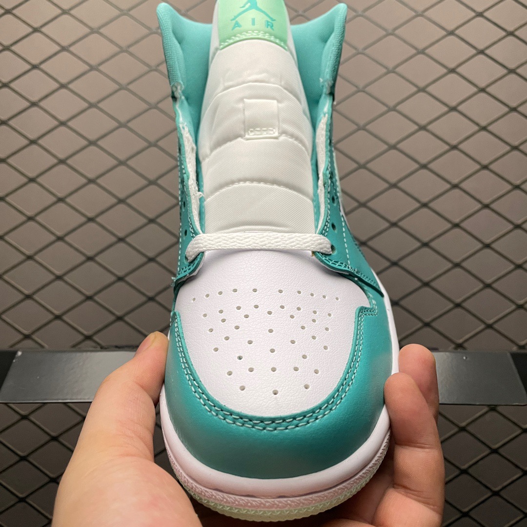 Jordan Air Jordan 1 Mid White Teal