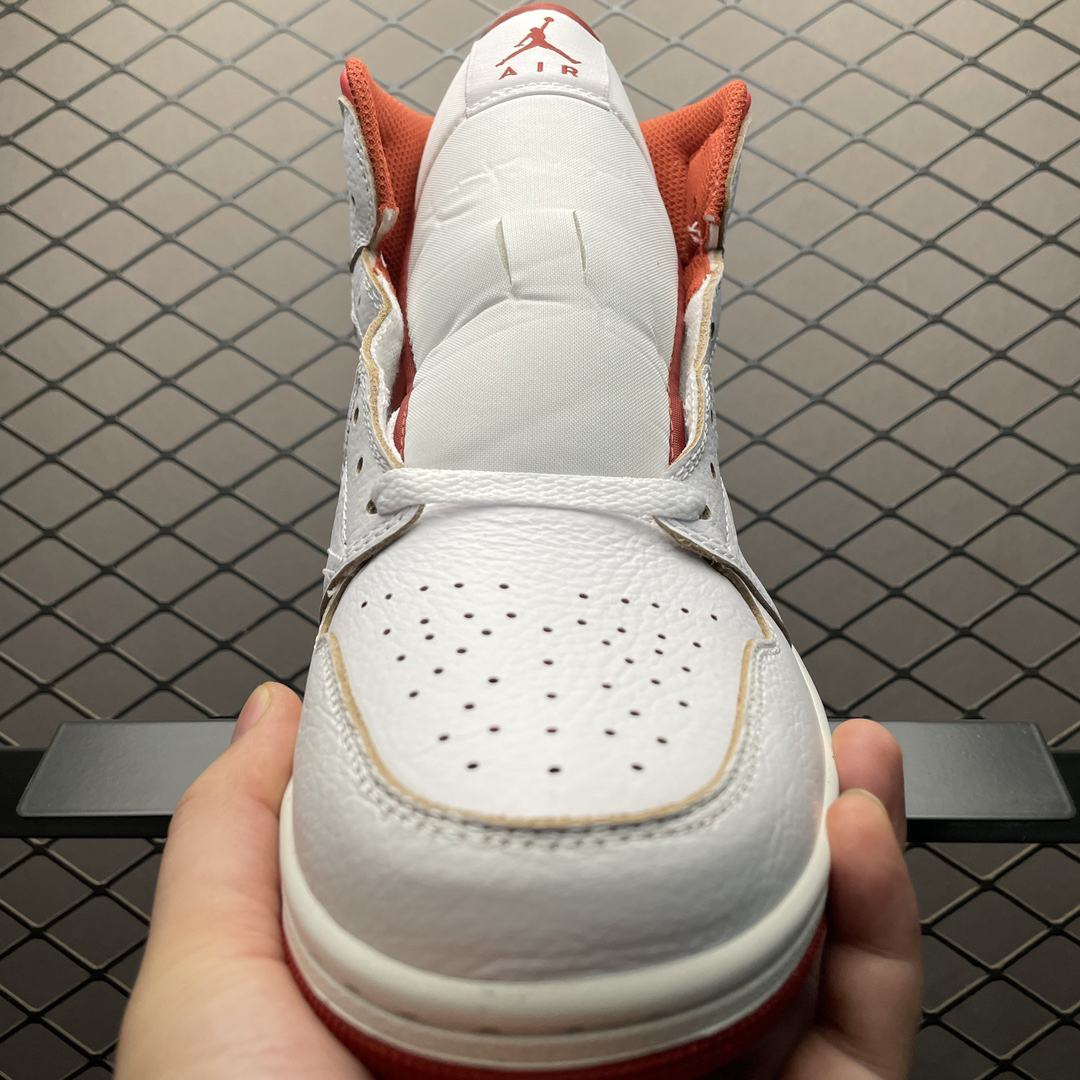 Jordan Air Jordan 1 Mid Sneakers White/Red