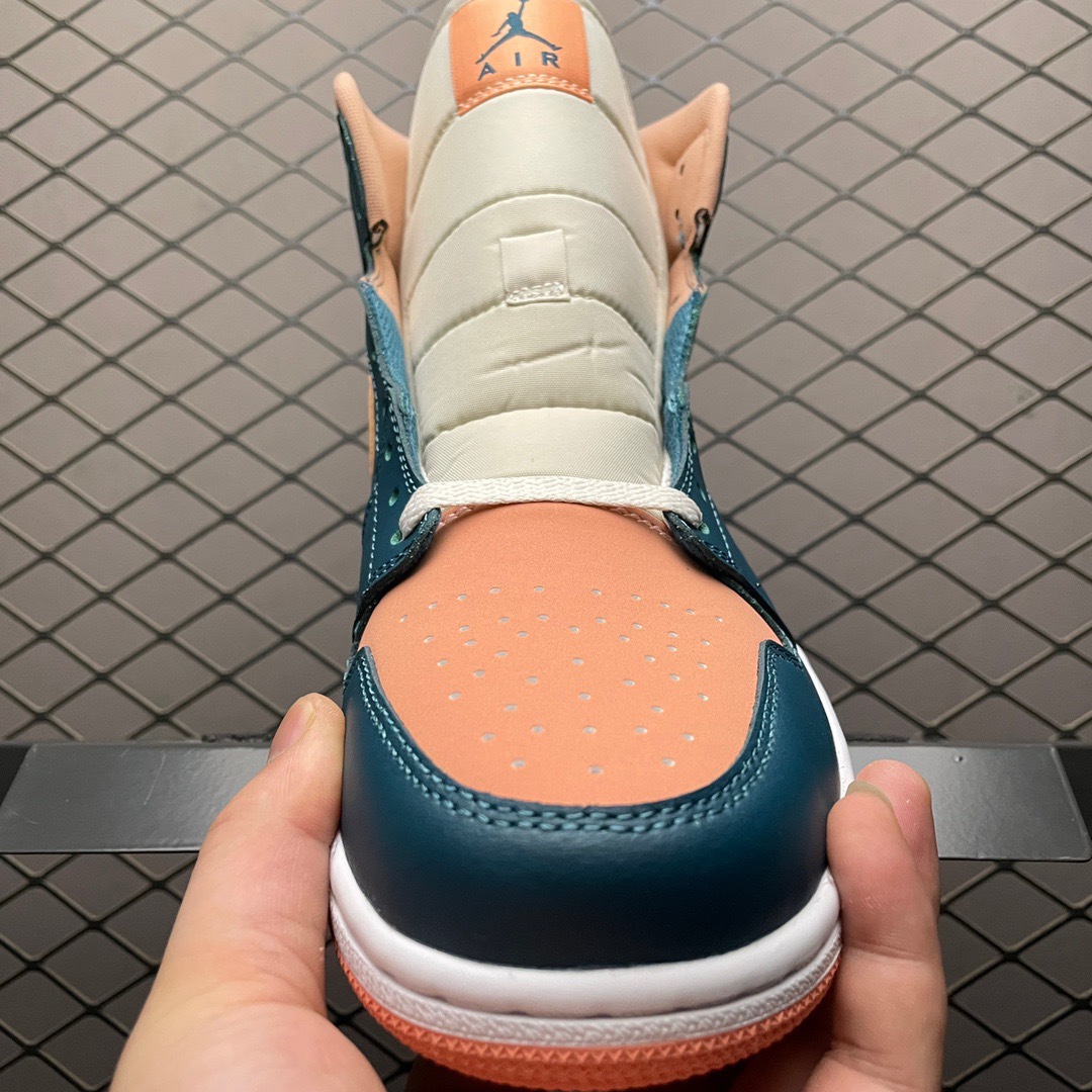 Jordan Air Jordan 1 Mid Teal Orange