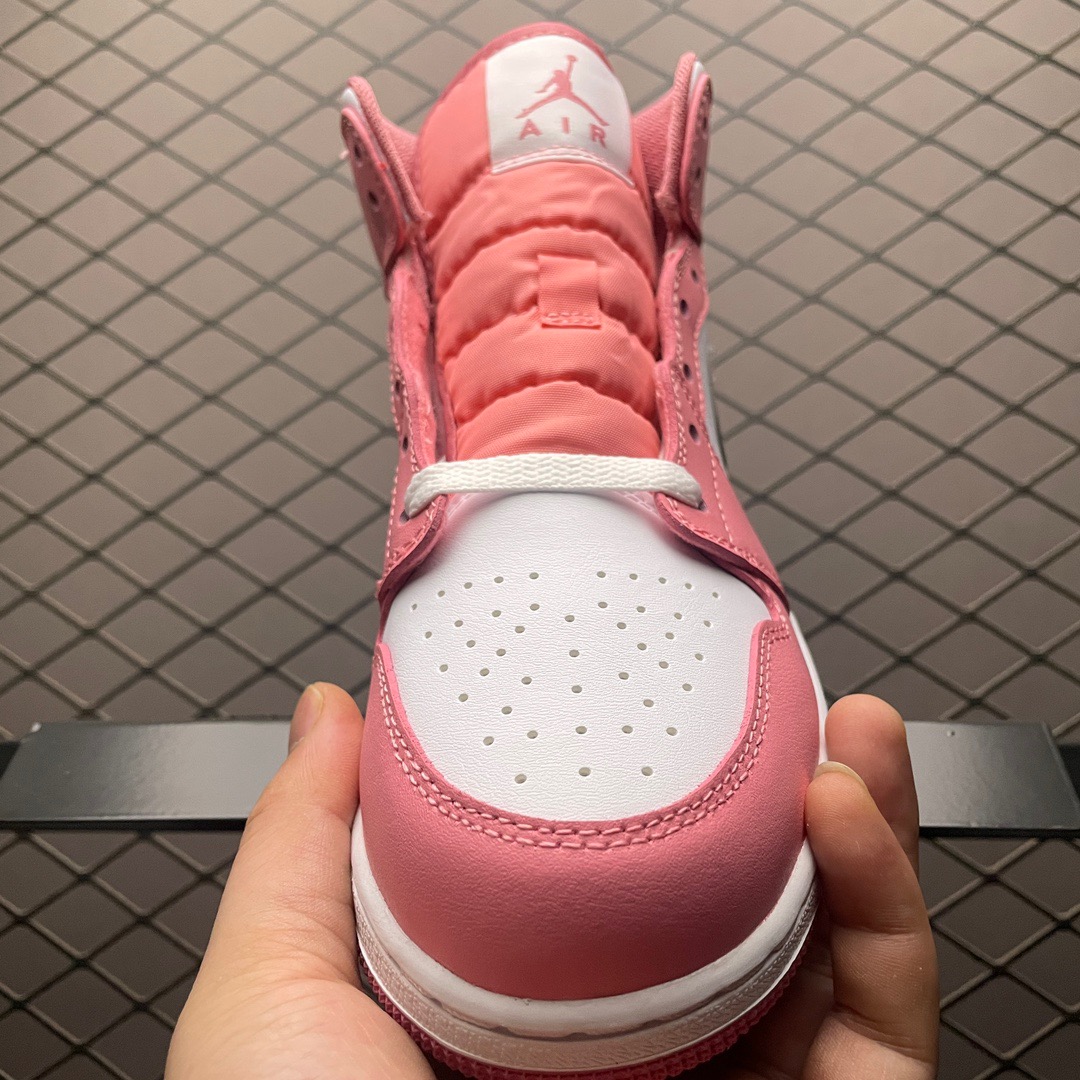 Jordan Air Jordan 1 Mid Pink/White