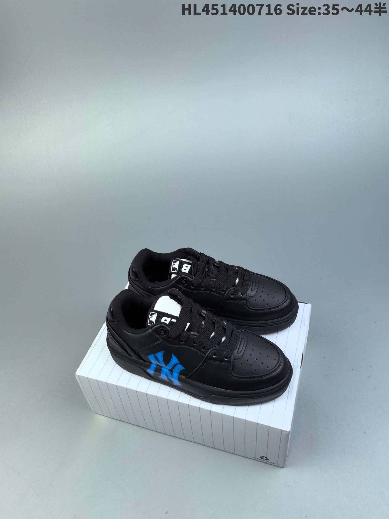 MLB Chunky Liner PU Sneaker Black/Blue