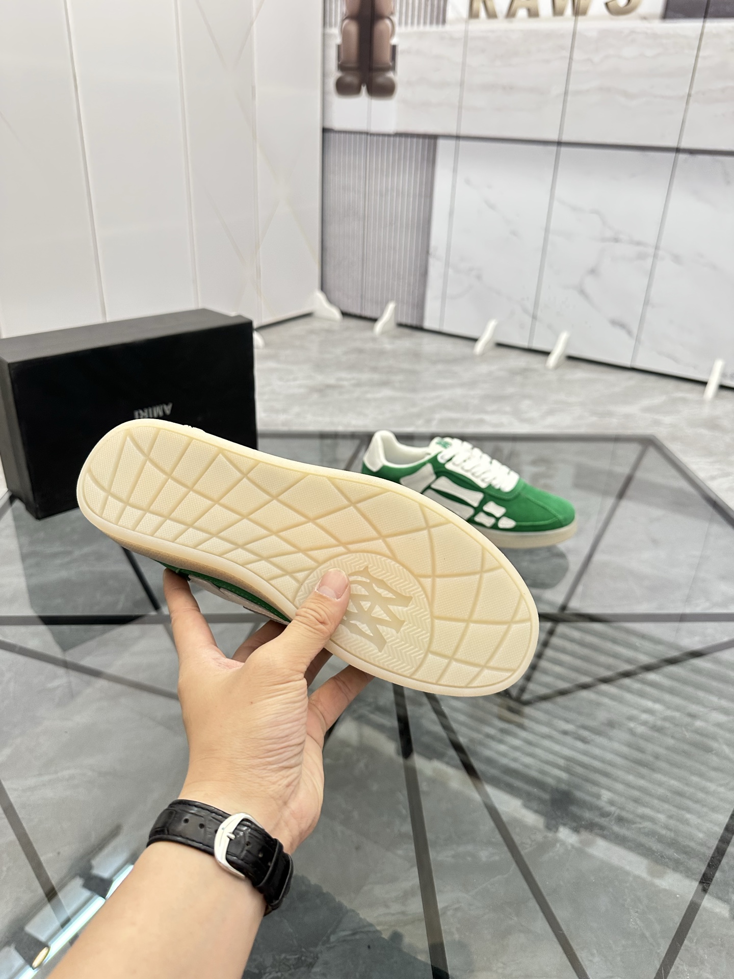 Amiri Low-Top Casual Sneakers Green