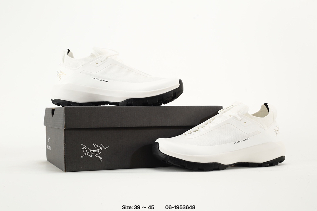 Arc'teryx Vertex Alpine Trail Shoes White/Black