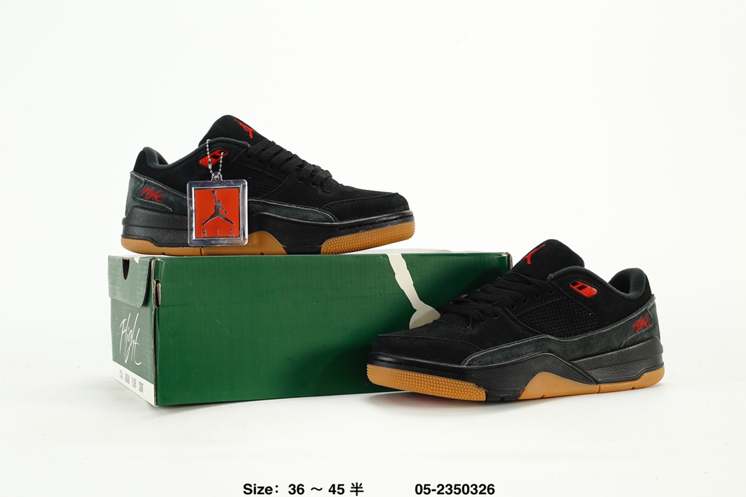 Jordan Flight Court Low Retro Sneakers Black
