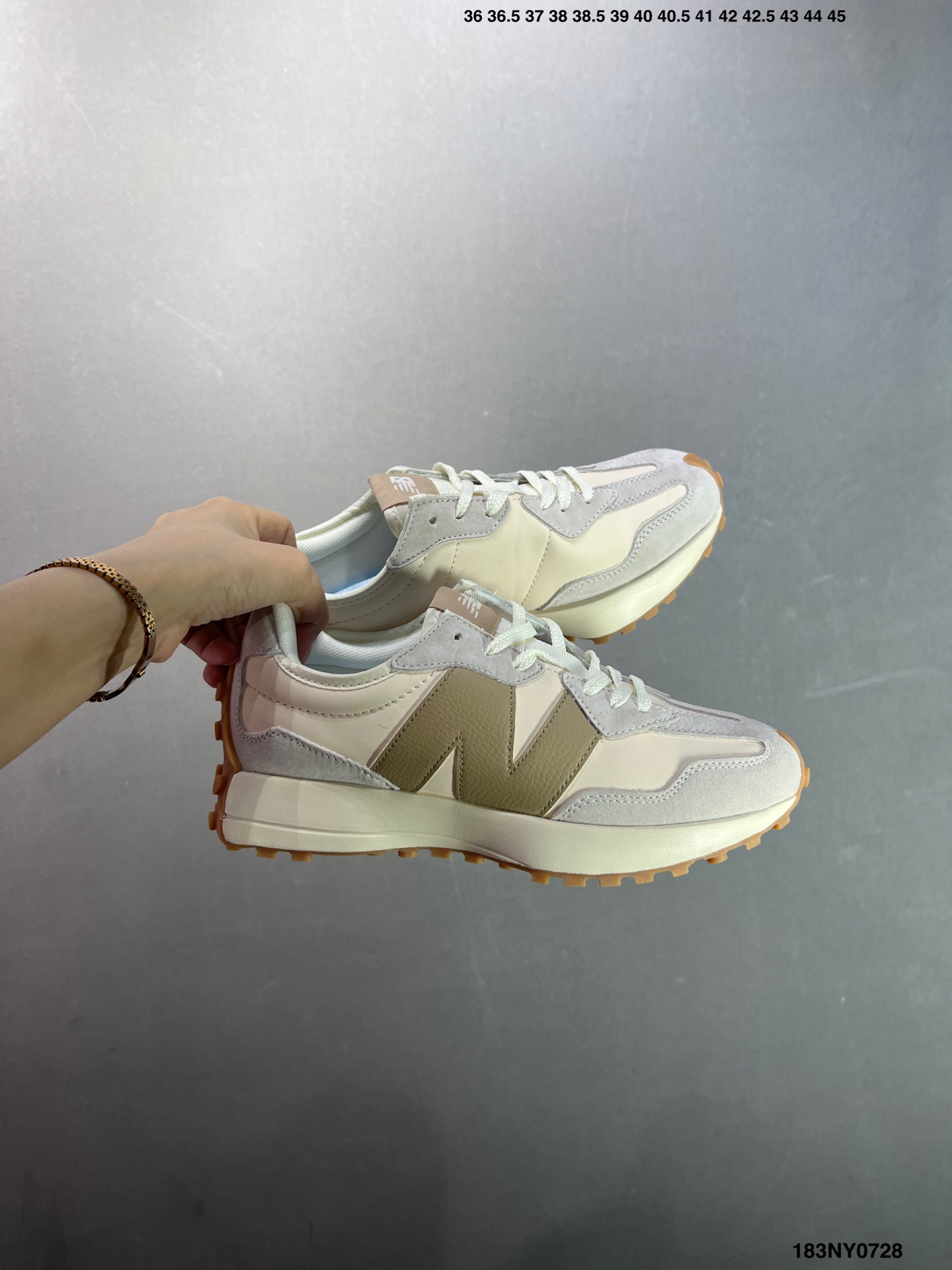 New Balance MS327 Retro Runners White/Beige
