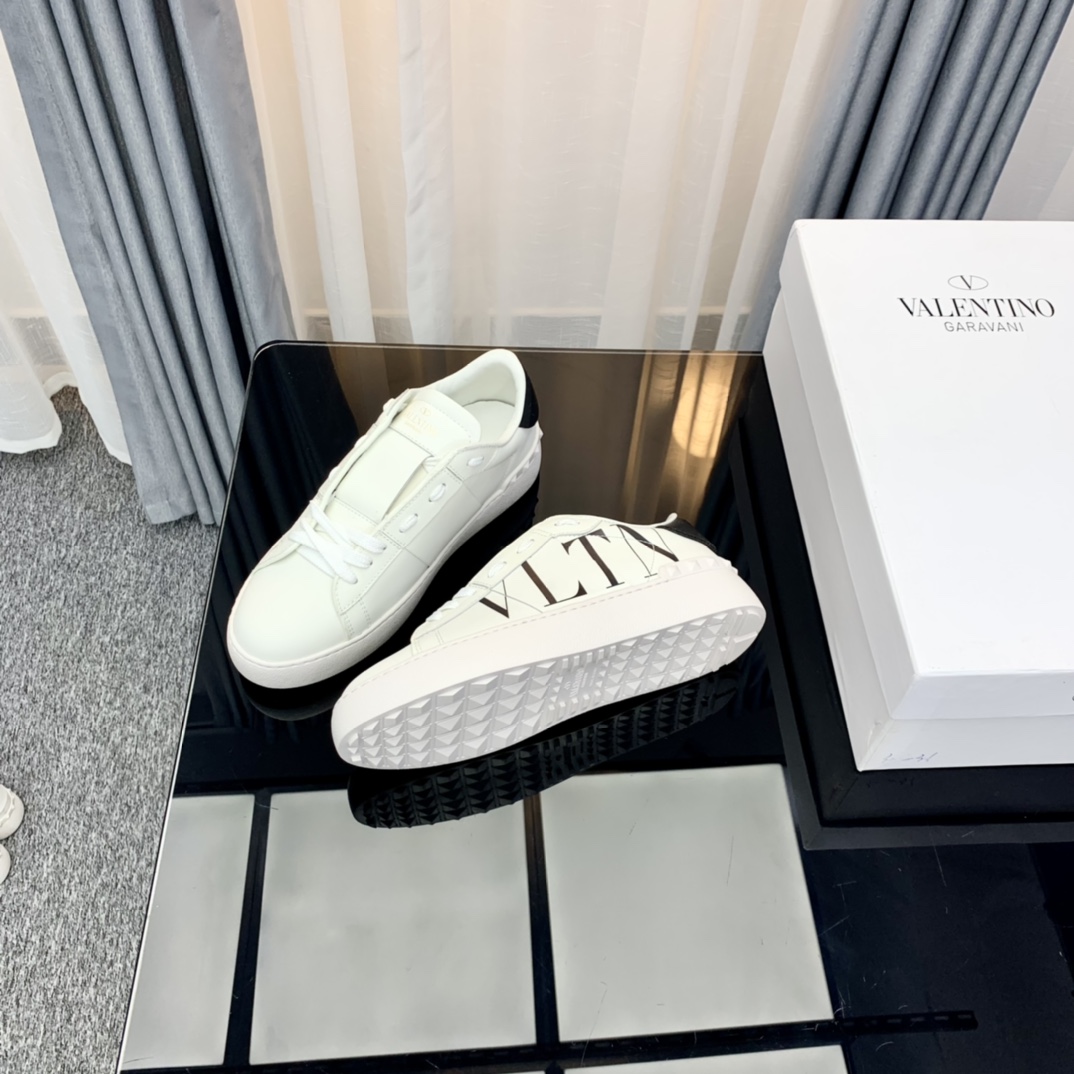 Valentino VLTN Logo Strap Sneakers White/Black