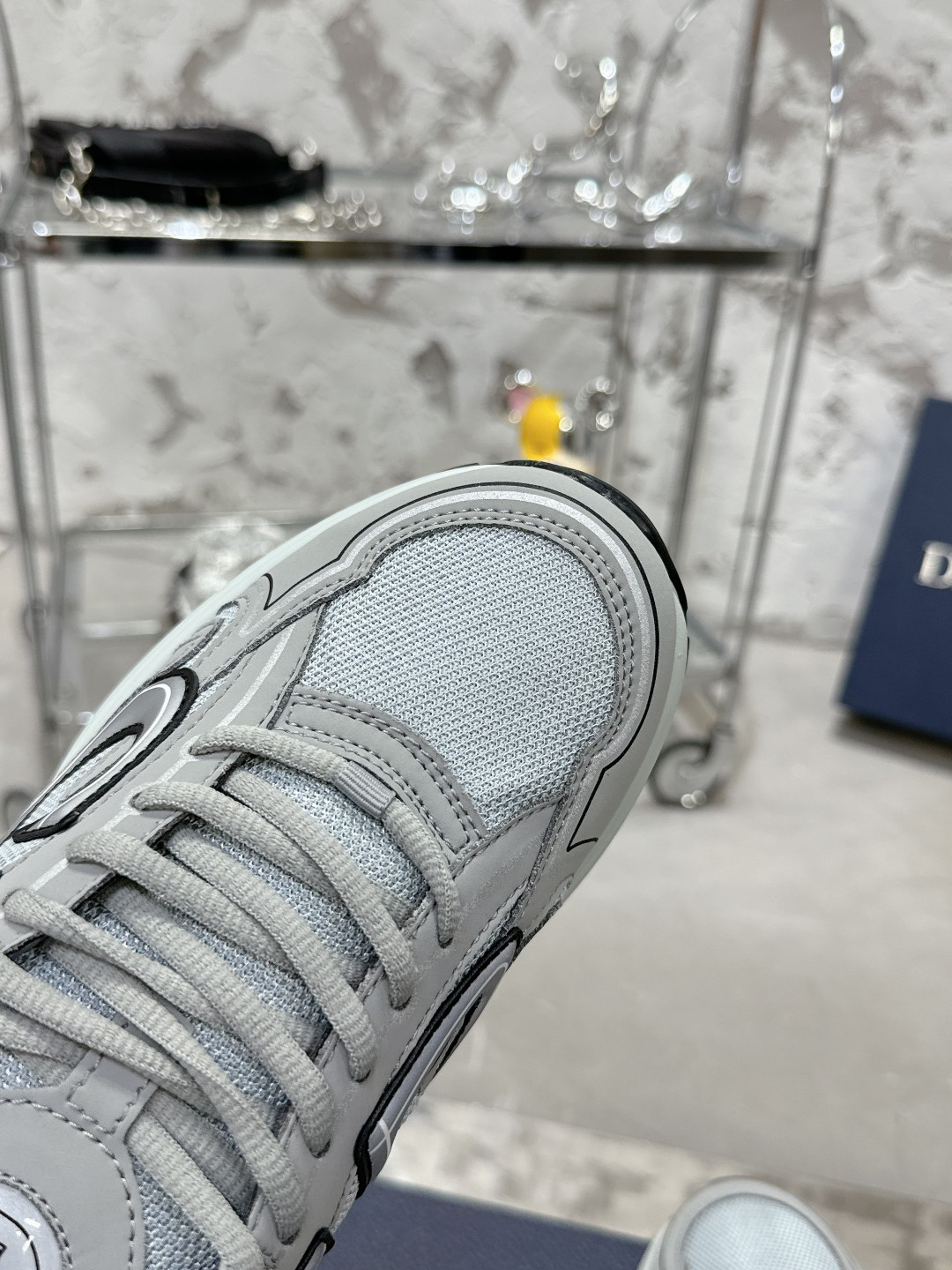 Dior B30 Reflective Dad Sneakers Grey