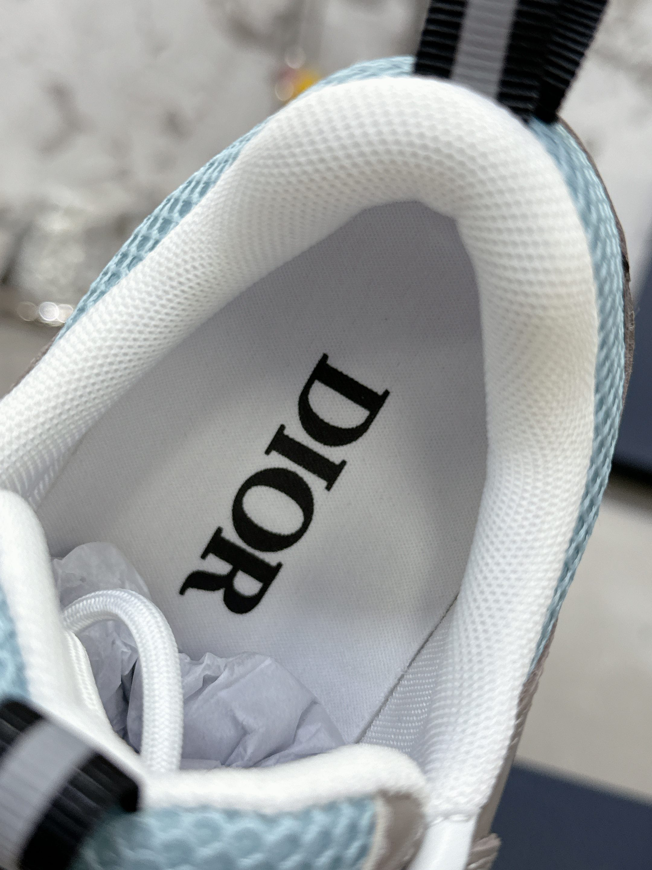 Dior B22 Mesh Runner Sneakers Grey