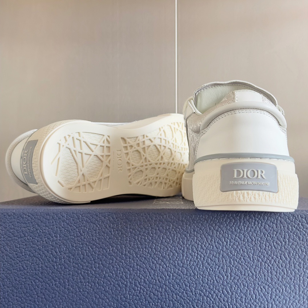 Dior B33 Oblique Jacquard Sneakers White