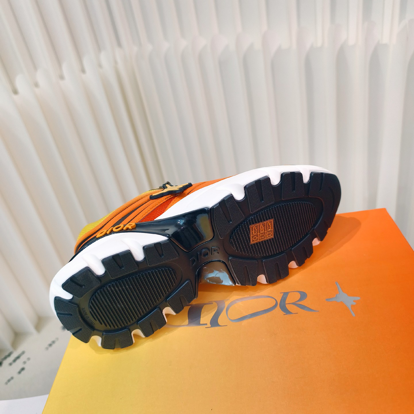 Dior B44 Blade Chunky Sneakers Yellow/Orange