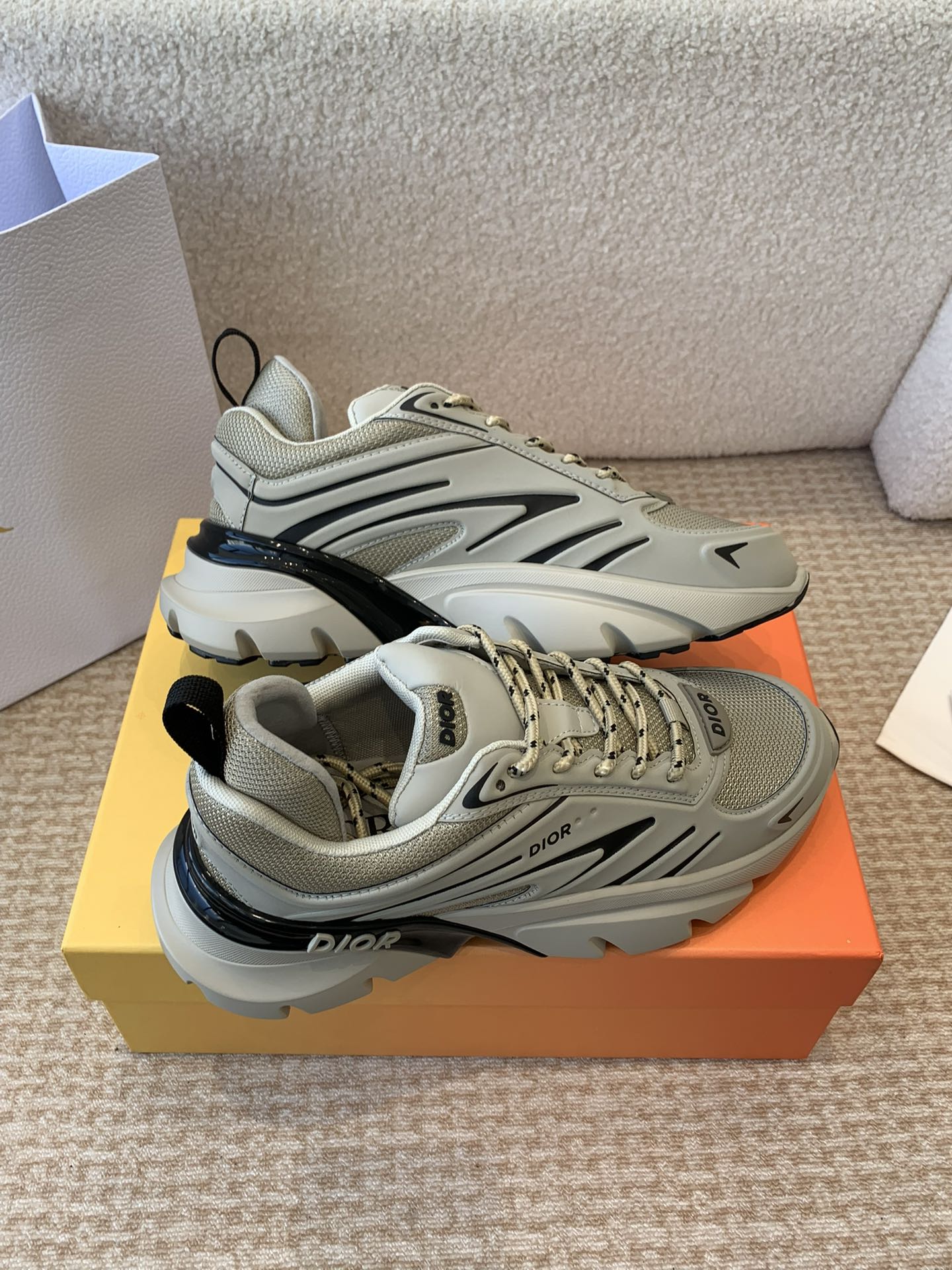 Dior B44 Blade Runner Sneakers Beige