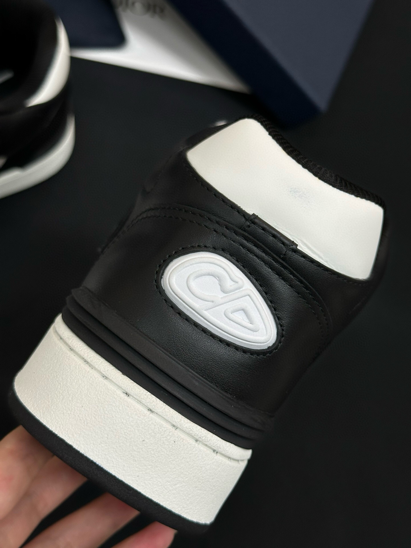 Dior B57 Low-Top Sneakers Black/White