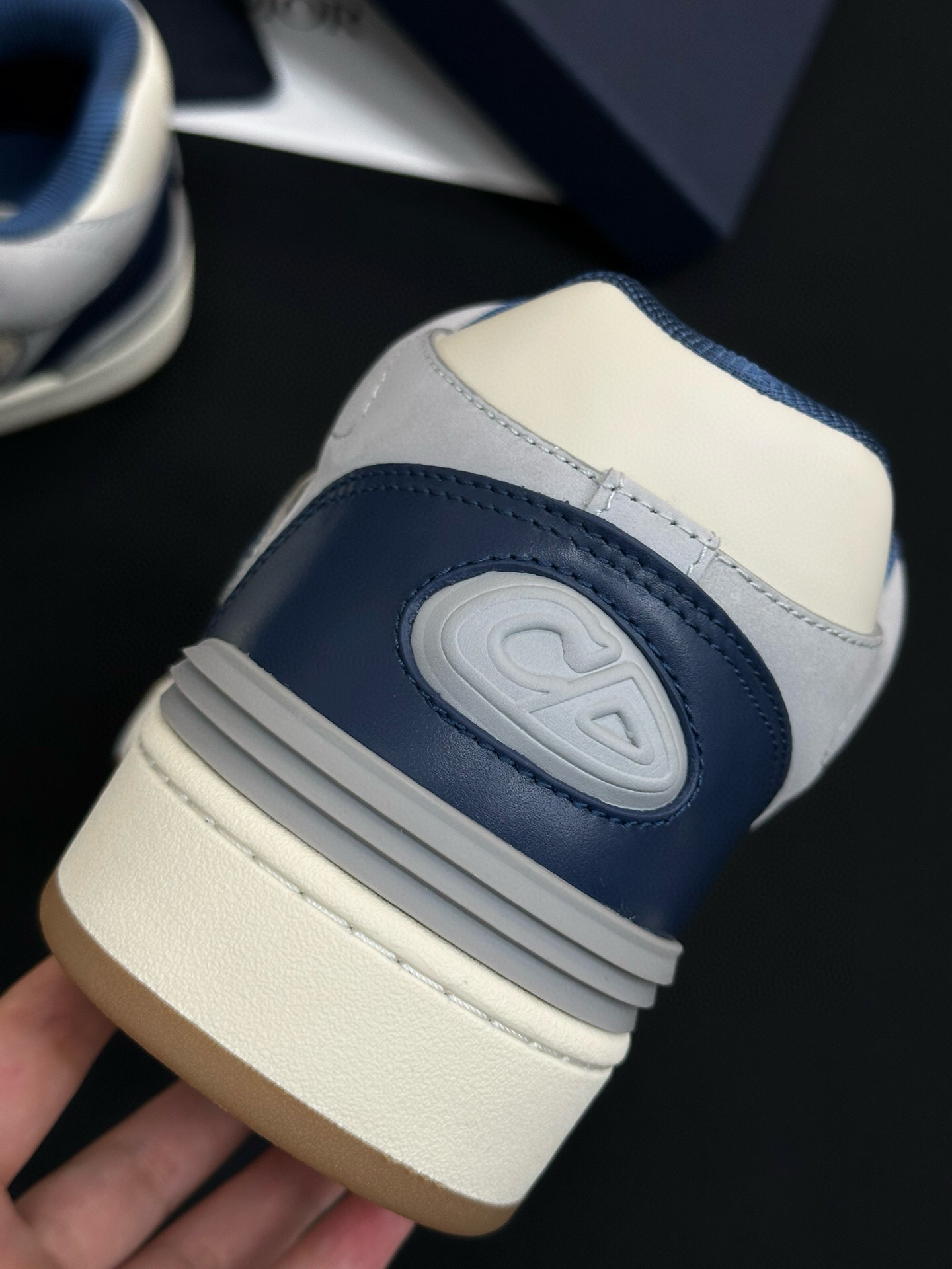 Dior B57 Low-Top Sneakers Navy