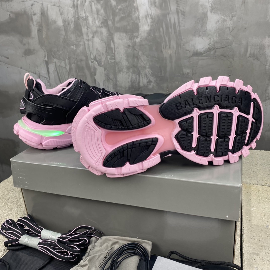 Balenciaga Track LED Sneaker Black Pink