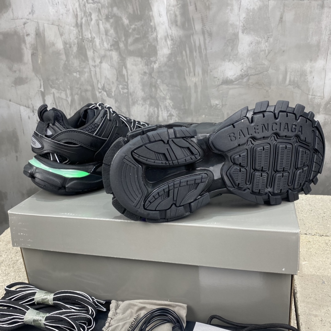 Balenciaga Track LED Trainer Black