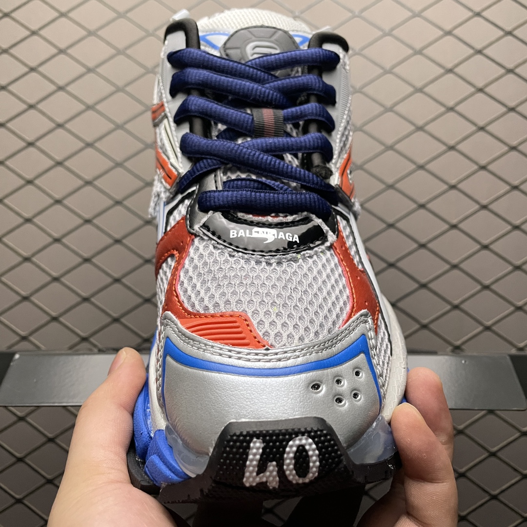 Balenciaga Runner Distressed Dad Sneakers Multicolor