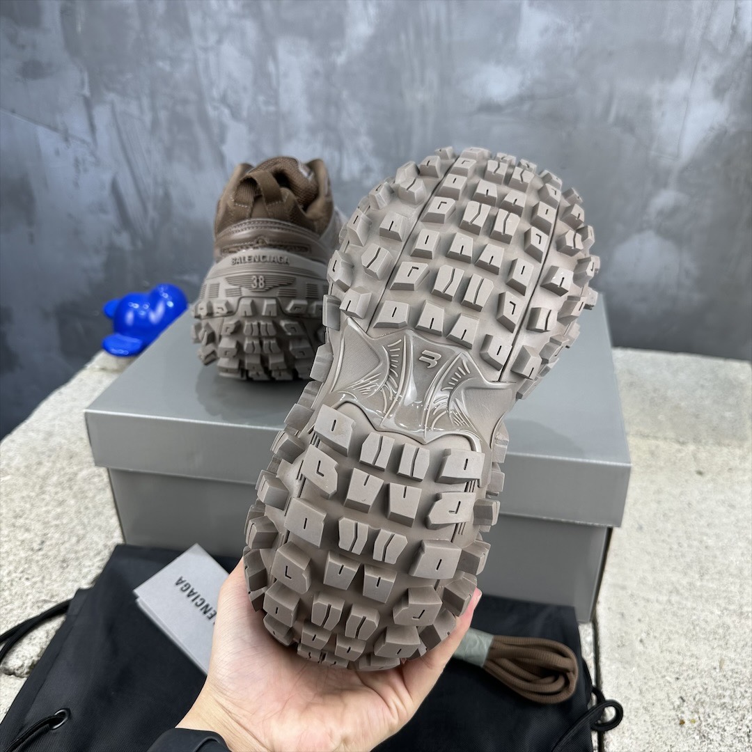 Balenciaga The Haer Project Tire Sole Sneakers Taupe